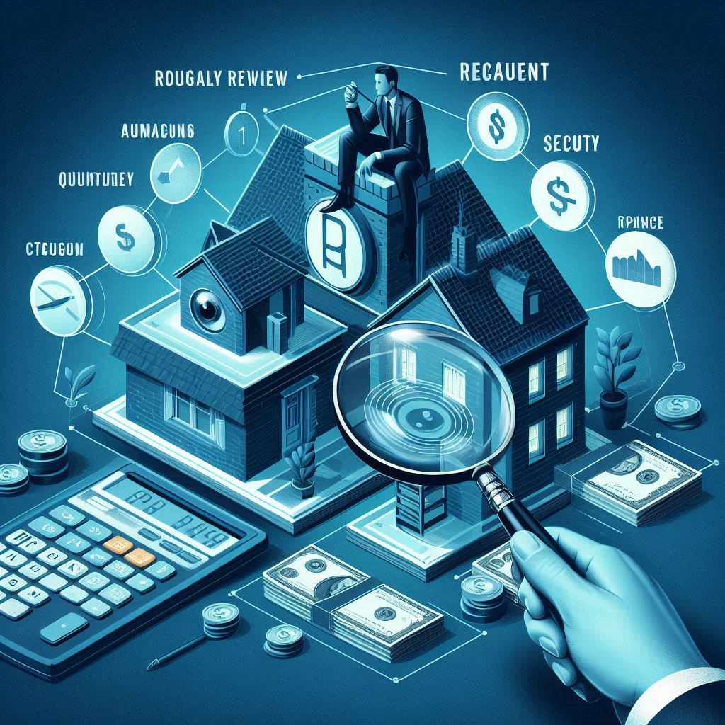 "Cryptocurrency in real estate: digital currency symbolizing financial transactions in property market."